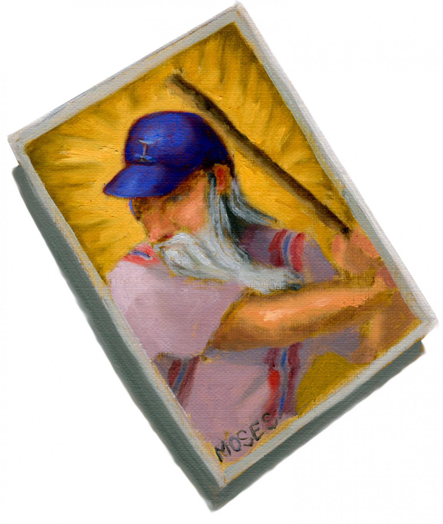 The Baseball Playing Moses. Passover Haggadah. Seder